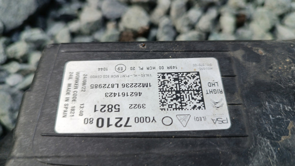 Frontscheinwerfer Citroën C3 Aircross YQ00721080 LED Rechts Headlight