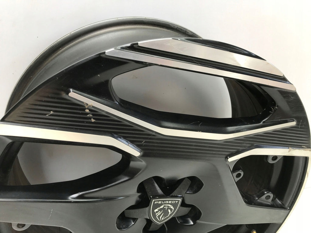 1x Alufelge 20 Zoll 8.0" 5x108 43ET Glanz Schwarz 9842669880 Peugeot 3008 FEL8233430921pa