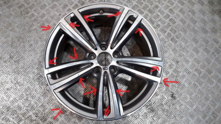 1x Alufelge 19 Zoll 8.5" 5x120 47ET 7846781 BMW F36 F30 F32 F31 F33 Rim Wheel FEL3987927589ed