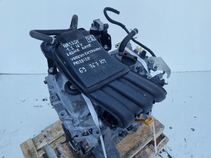 Motor Nissan Note HR12DE 1.2 80PS 59kW 69TKm 2012 Benzin Engine Unkomplett MOT4346459929em