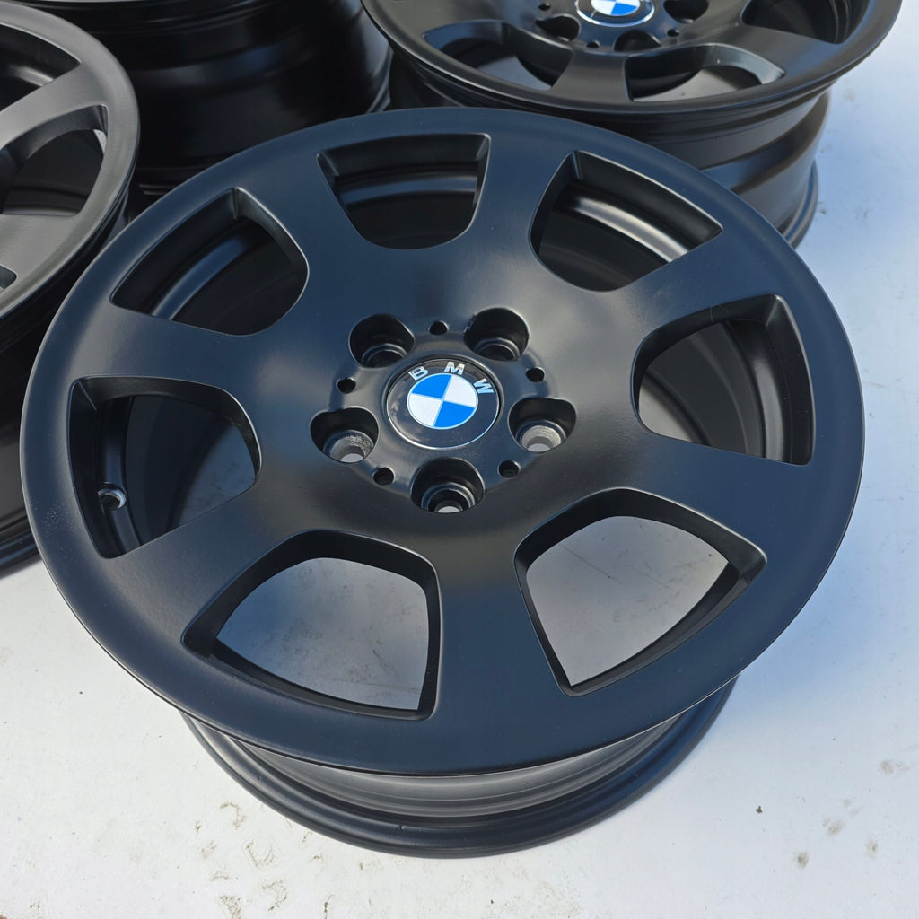 4x Alufelge 16 Zoll 7.0" 5x120 20ET Glanz Silber 6762000 BMW E60 E61 Rim Wheel FEL7443170531jc