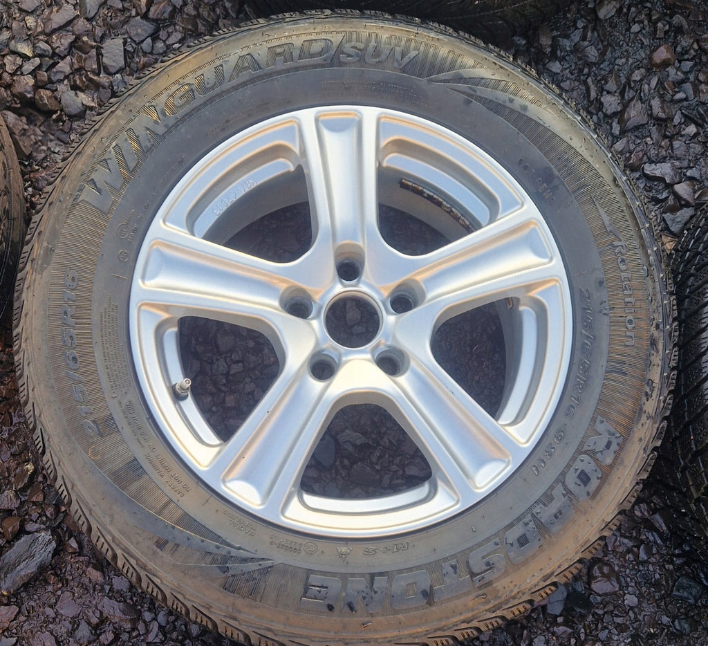 4x Alufelge 16 Zoll 6.5" 5x114.3 50ET Silber RC19656 Dacia I Rim Wheel FEL9796772467jh