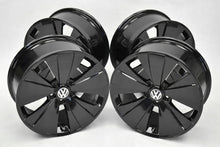 Load image into Gallery viewer, 4x Alufelge 18 Zoll 8.0&quot; 5x112 48ET Glanz Schwarz 5C0601025AK VW Beetle