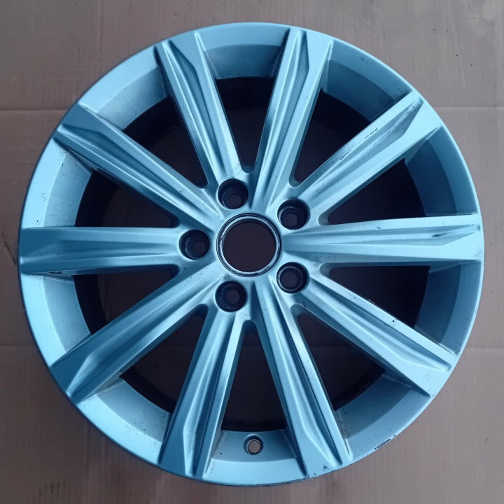 1x Alufelge 17 Zoll 6.5" 5x112 48 5ET 5TA601025J VW Touran Rim Wheel FEL6525650346ct