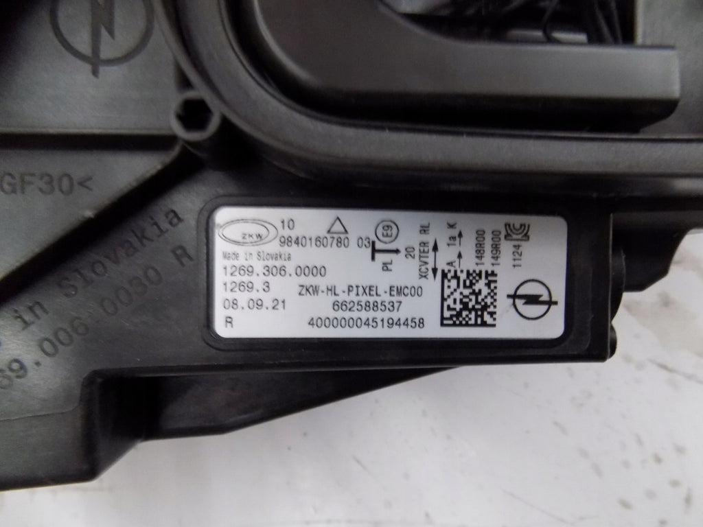 Frontscheinwerfer Opel Astra L 9840160780 LED Rechts Scheinwerfer Headlight SCH2763888799be