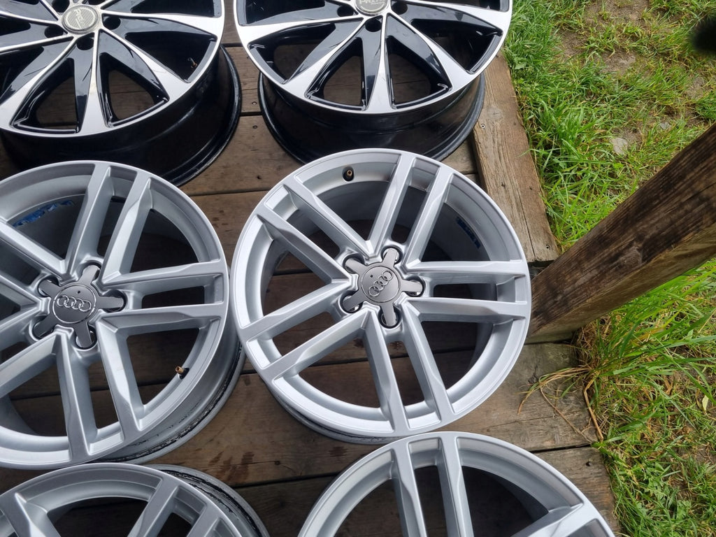 4x Alufelge 17 Zoll 8.5" 5x112 50ET Silber 8S0601025A Audi Tt Rim Wheel FEL5859348672kc