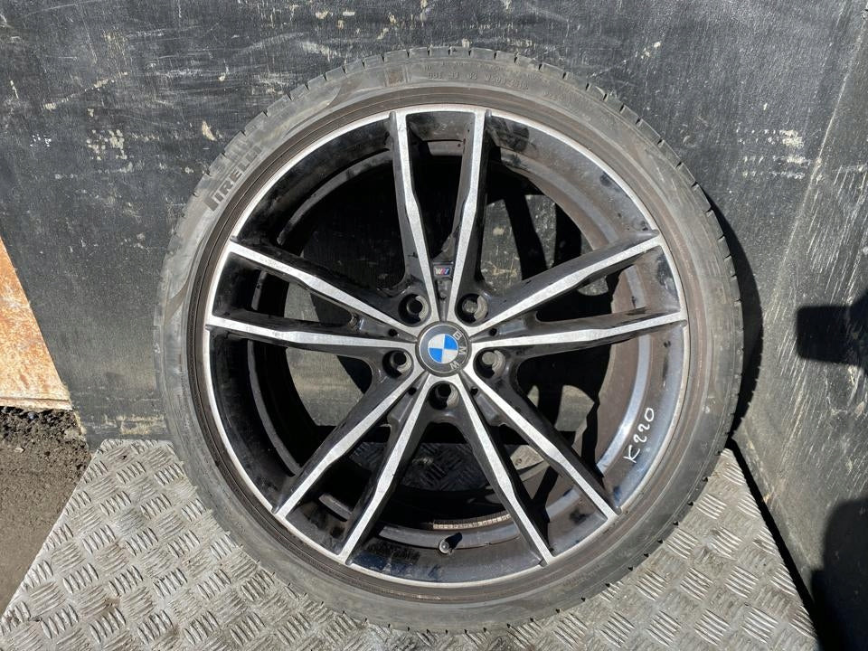 1x Alufelge 19 Zoll 8.5" 5x112 40ET Glanz Schwarz 8089893 BMW 3 Rim Wheel FEL3518009374fs