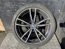 Load image into Gallery viewer, 1x Alufelge 19 Zoll 8.5" 5x112 40ET Glanz Schwarz 8089893 BMW 3 Rim Wheel FEL3518009374fs