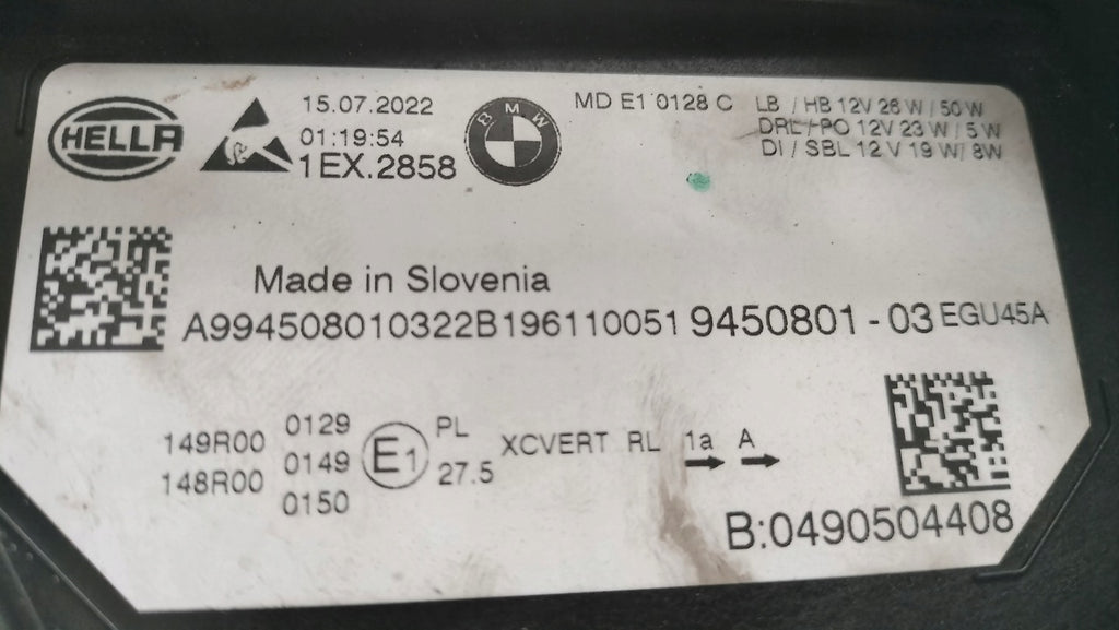 Frontscheinwerfer BMW 3 G21 G20 9450801-03 LED Links Scheinwerfer Headlight SCH8417727686vh