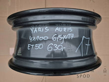 Load image into Gallery viewer, 1x Alufelge 17 Zoll 6.5" 4x100 50ET PW4570D005 Toyota Auris Rim Wheel FEL7262010061wy