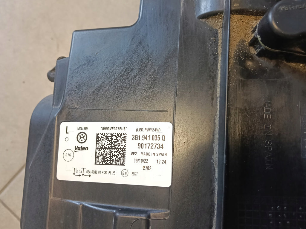 Frontscheinwerfer VW Passat B8 3G1941035Q Links Scheinwerfer Headlight SCH8980808632hz