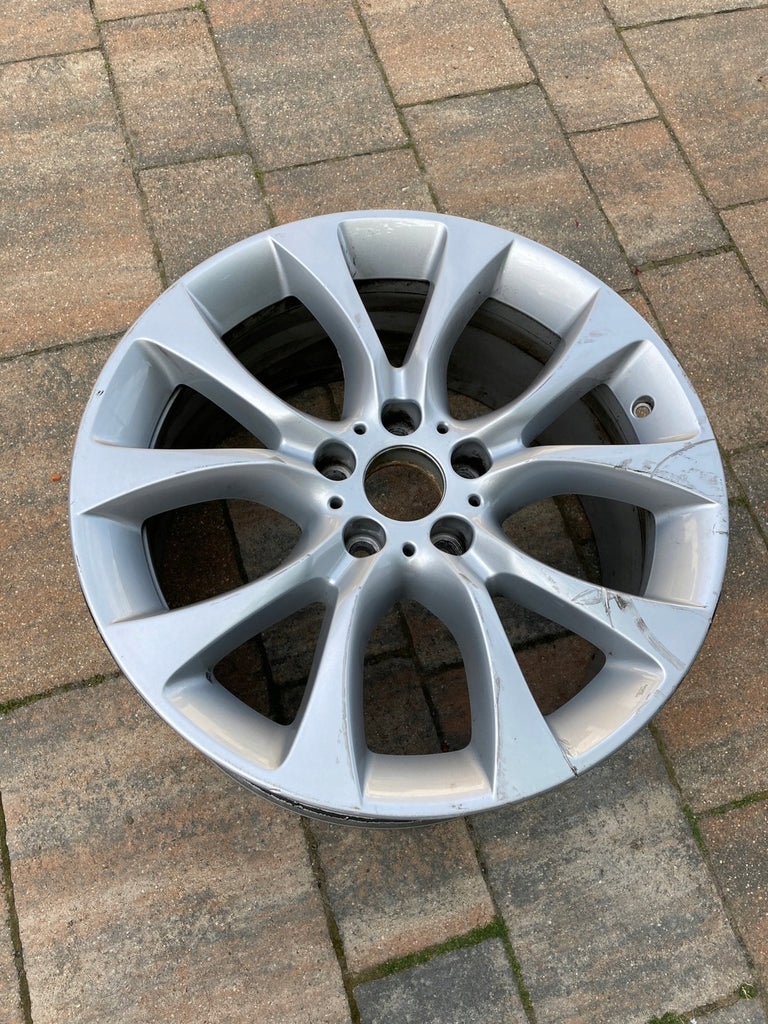 1x Alufelge 19 Zoll 9.0" 5x120 48ET Glanz Silber 6853953 BMW X5 F15 Rim Wheel