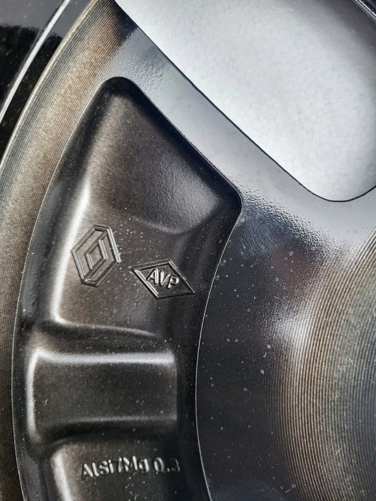 1x Alufelge 16 Zoll 6.5" 4x100 45ET Glanz Schwarz 403006547R Dacia Sandero I FEL2139115109qr