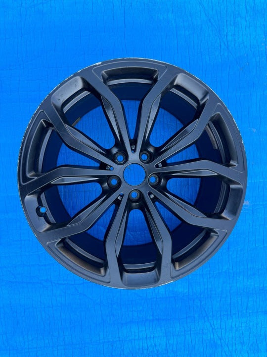 1x Alufelge 20 Zoll 9.5" 5x112 43ET Matt Schwarz 6881209 6877330 BMW G01 G02 FEL1369534861uw