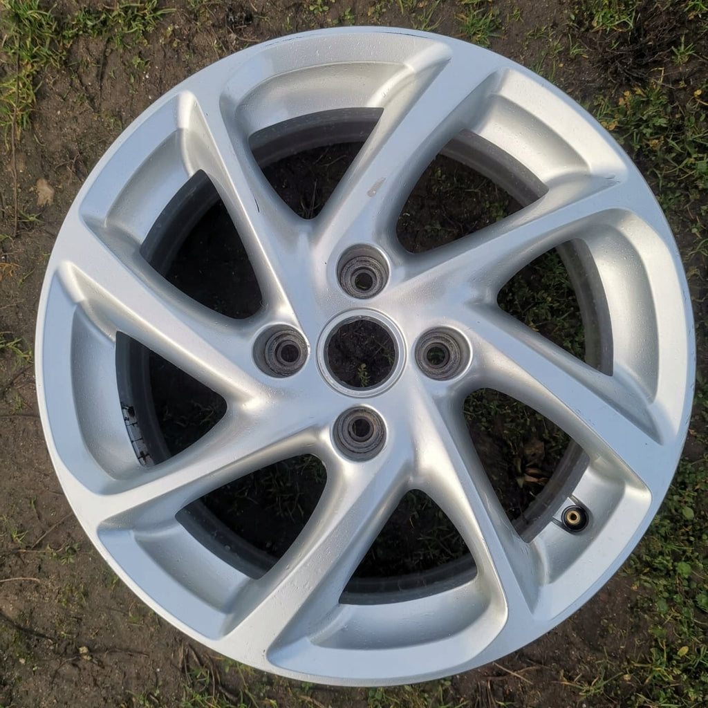 1x Alufelge 16 Zoll 6.5" 4x100 38ET Glanz Silber 39182180 Opel Corsa Rim Wheel FEL7992949660ut