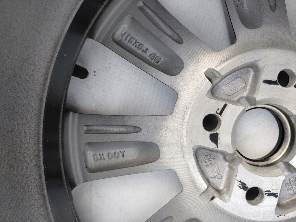 1x Alufelge 15 Zoll 5.0" 4x100 46ET Mitsubishi Space Star Rim Wheel