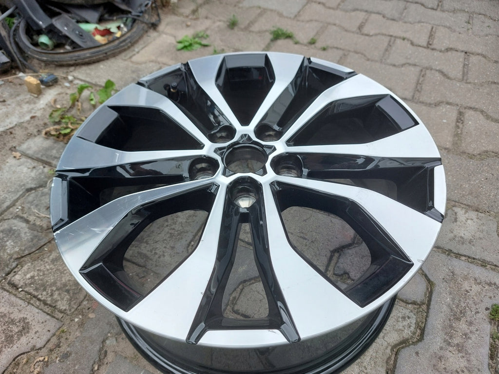 1x Alufelge 17 Zoll 7.0" 5x114.3 43ET Glanz Schwarz 403000483 Renault Kangoo