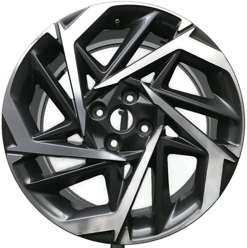 1x Alufelge 17 Zoll 7.0" 4x100 54ET Glanz Graphit 52910-Q0300 Hyundai I Mg FEL7725828878cd