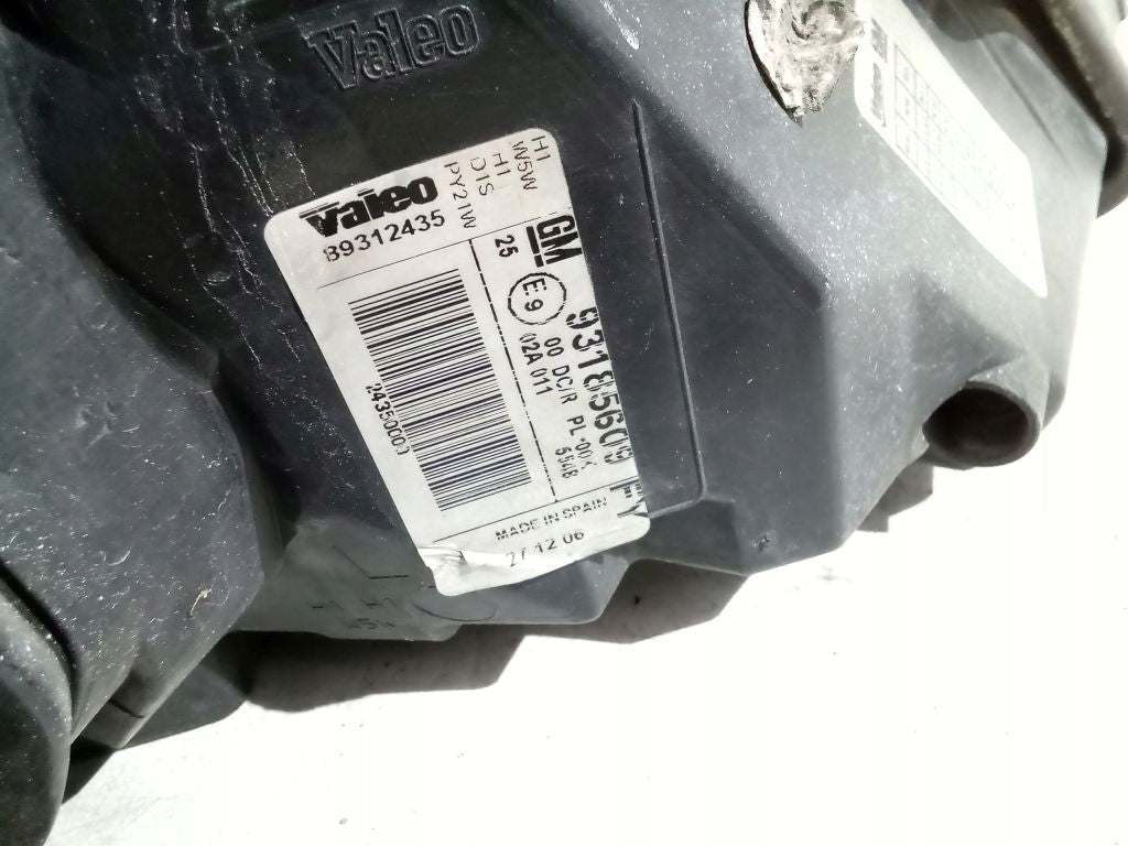 Frontscheinwerfer Opel Vectra C 93185609FY Links Scheinwerfer Headlight SCH9511331013nt