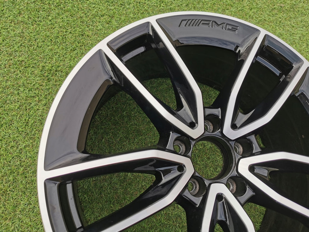 1x Alufelge 19 Zoll 8.5" 5x112 52ET Mercedes-Benz Amg Rim Wheel FEL1743088731jh