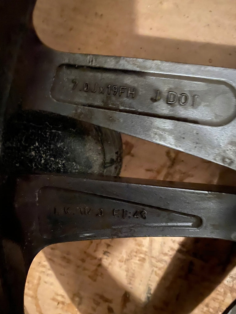 1x Alufelge 19 Zoll 7.0" 5x114.3 KE409-4C400 Nissan 1 Rim Wheel