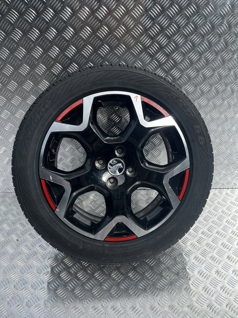 1x Alufelge 18 Zoll 7.0" 4x108 35ET 315624624 Opel Mokka Rim Wheel FEL3046459496ej