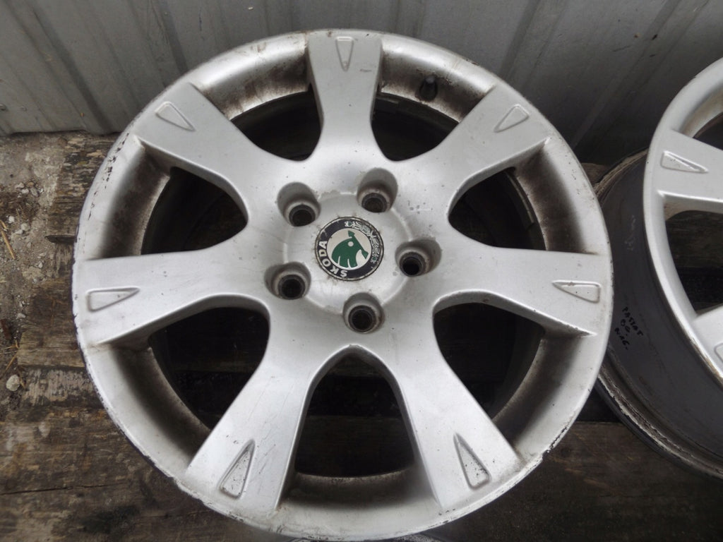 1x Alufelge 16 Zoll 6.5" 5x112 1Z0601025A Skoda Octavia Ii Rim Wheel FEL7211235984eg