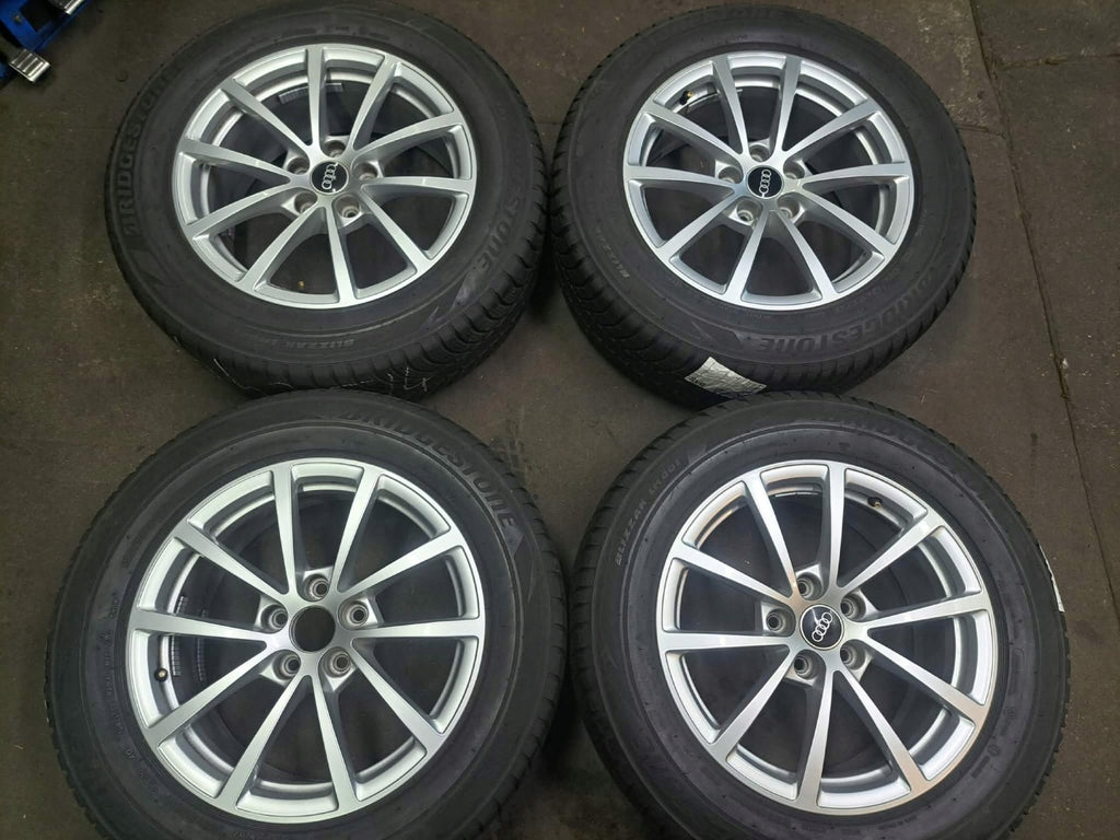 4x Alufelge 17 Zoll 7.5" 5x112 36ET Glanz Silber 4K0601025 Audi A4 A3 I FEL7231185277fo