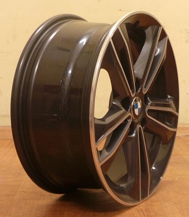 1x Alufelge 17 Zoll 7.5" 5x112 54ET Glanz Grau 6856087 BMW 1 F40 Mg Rim Wheel FEL4521581048im