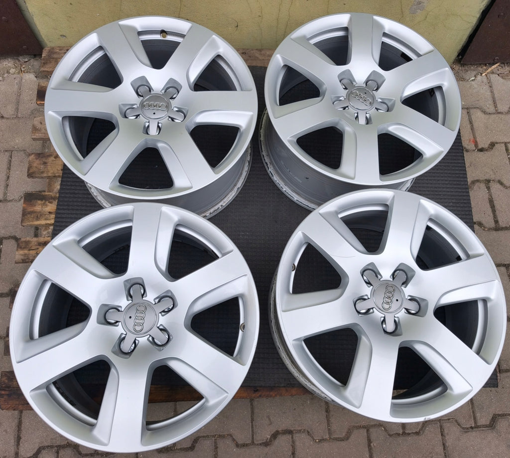 4x Alufelge 17 Zoll 8.0" 5x112 39ET Glanz Silber 4G0601025BK Audi C7 B8 FEL1555414318aa