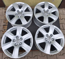 Laden Sie das Bild in den Galerie-Viewer, 4x Alufelge 17 Zoll 8.0" 5x112 39ET Glanz Silber 4G0601025BK Audi C7 B8 FEL1555414318aa