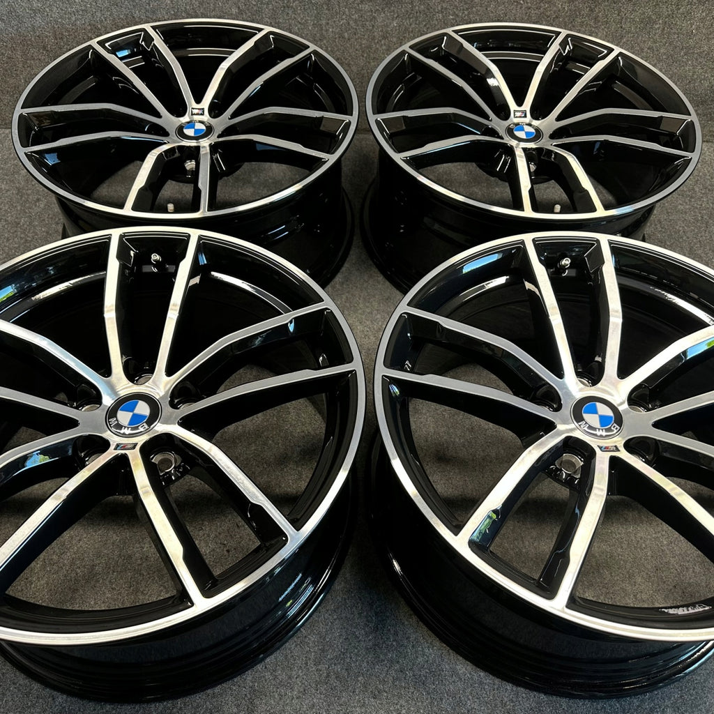 4x Alufelge 18 Zoll 8.0" 5x112 30ET Glanz Schwarz 8093915 BMW 5 G31 G30 FEL2841540142gd