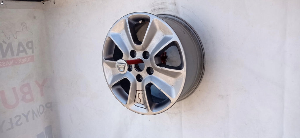 1x Alufelge 16 Zoll 6.5" 5x114.3 403004803R Dacia Duster Rim Wheel FEL6379612318oe