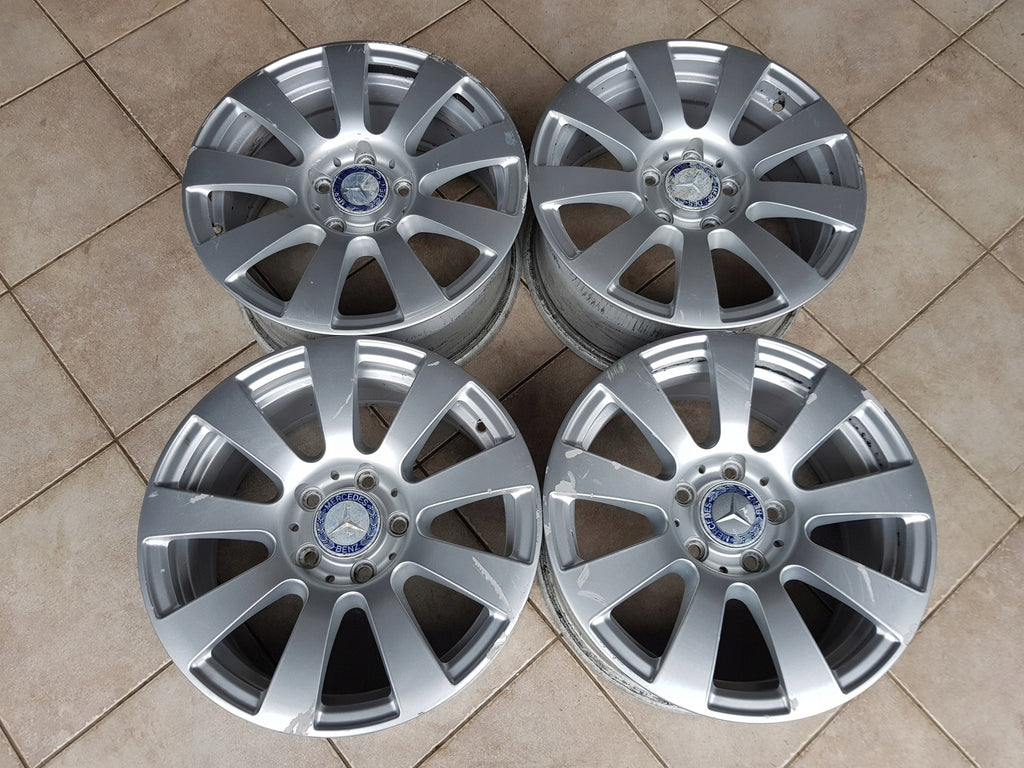 4x Alufelge 16 Zoll 7.5" 5x112 45ET A2124010102 Mercedes-Benz W204 Rim Wheel