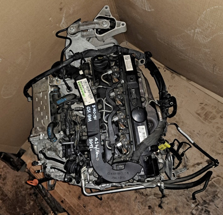 Motor Mercedes-Benz W246 651901 1.8 CDI 142TKm 2012 Diesel Engine Komplett MOT7500782628yn