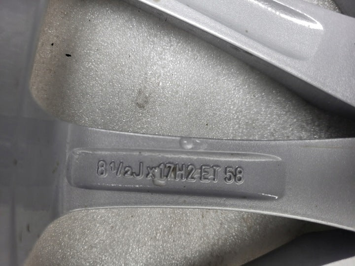 1x Alufelge 17 Zoll 8.5" 5x112 58ET Glanz Silber A2044010102 Mercedes-Benz W204 FEL9545311981xh