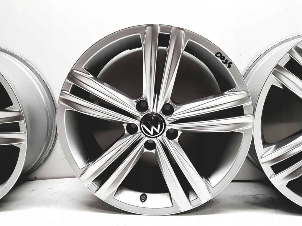 4x Alufelge 18 Zoll 7.0" 5x112 43ET Glanz Silber 5NA601025M VW Tiguan Rim Wheel FEL9206186471tm