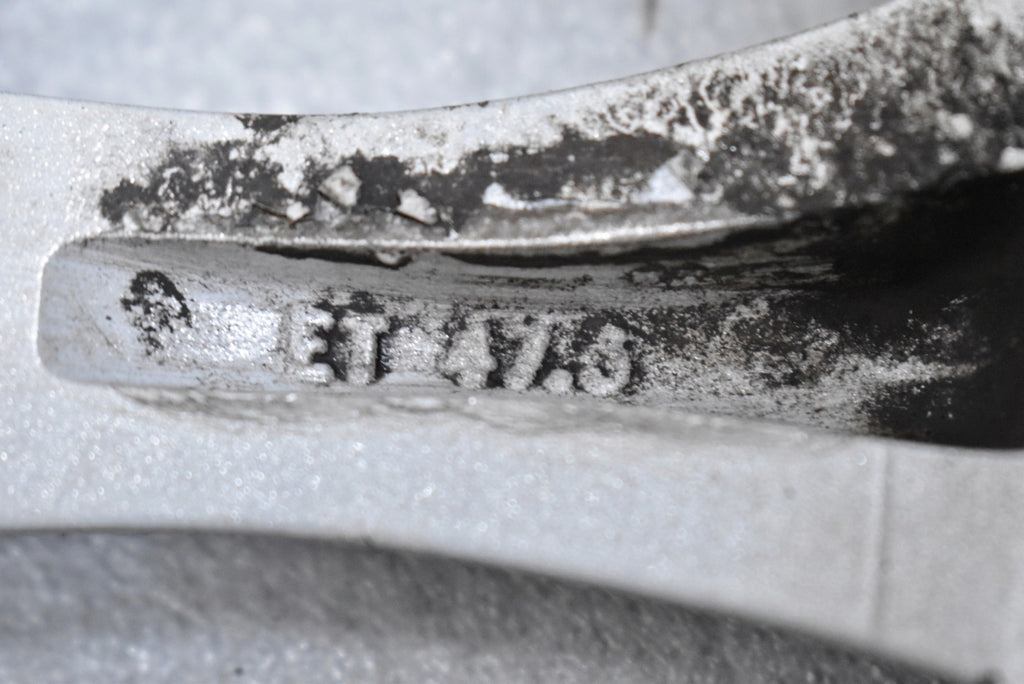 1x Alufelge 16 Zoll 6.5" 4x108 47,5ET Glanz Silber HL4744-1 Ford Fiesta FEL2098314934aa
