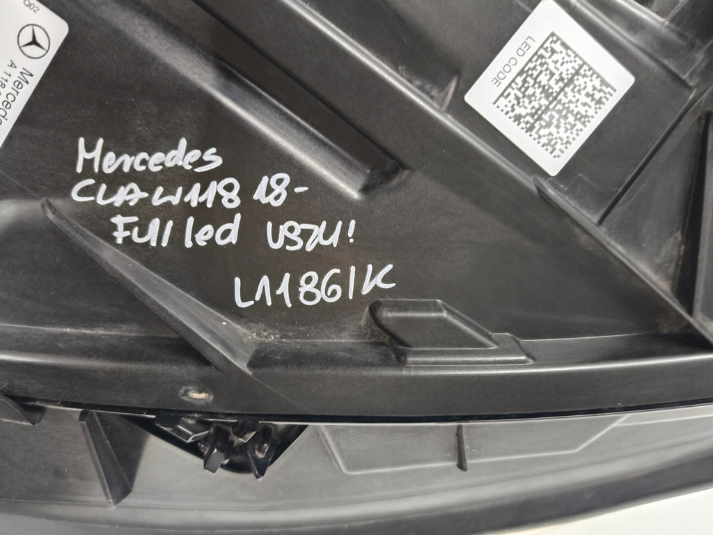 Frontscheinwerfer Mercedes-Benz Cla A1189062600 Full LED Rechts Headlight SCH2496301113xu