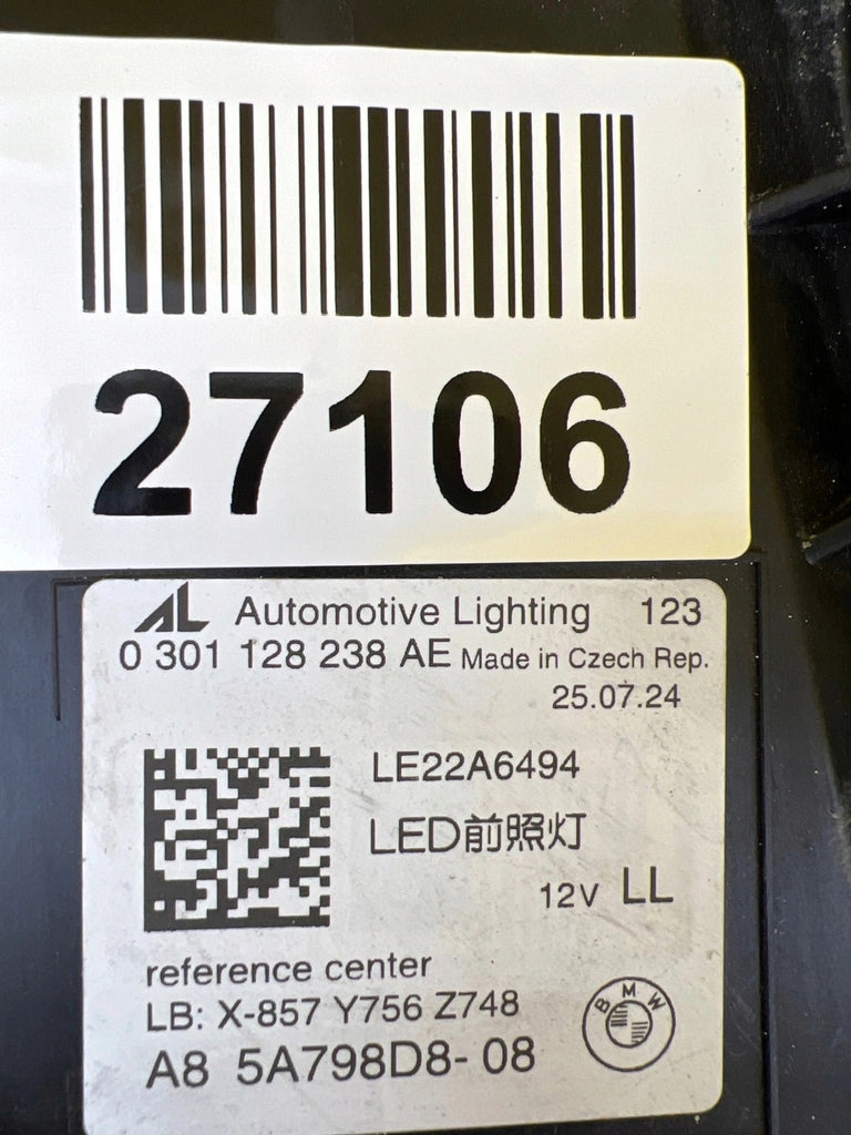 Frontscheinwerfer BMW 5 5A798D8-08 LED Rechts Scheinwerfer Headlight SCH6747145118wo