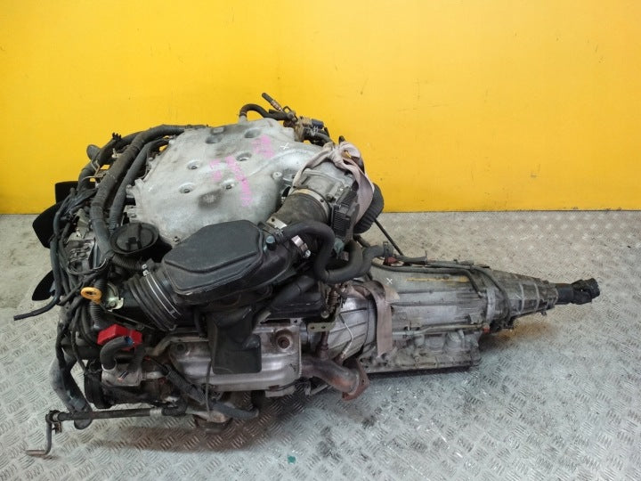 Motor Infiniti Nissan G Skyline VQ25DE 2.5 2002 Benzin Engine Komplett MOT2155496054eb