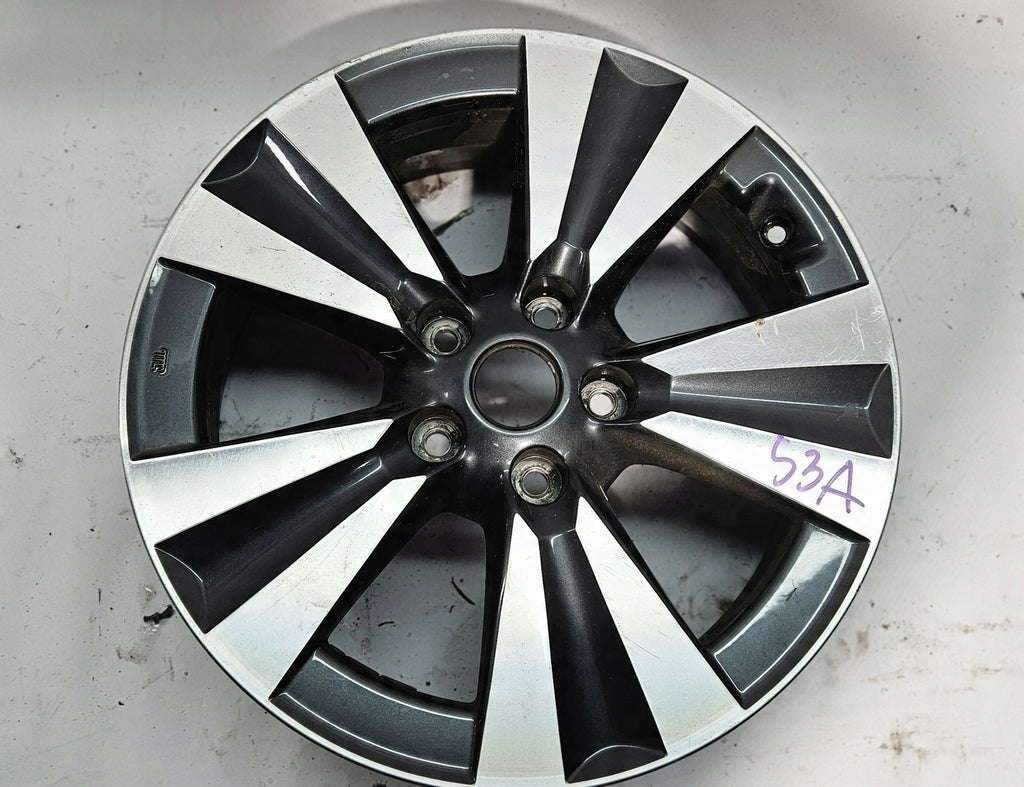 1x Alufelge 17 Zoll 6.5" 4x114.3 45ET Glanz N50701 Nissan Rim Wheel