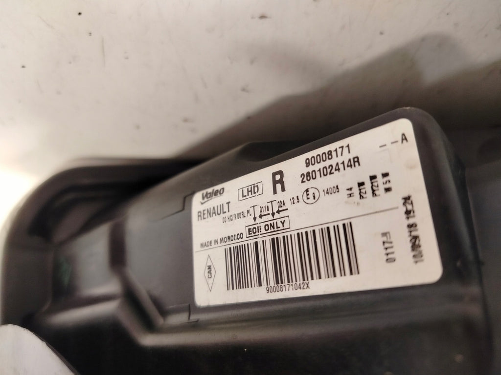 Frontscheinwerfer Dacia Dokker 260102414R Rechts Scheinwerfer Headlight SCH4684408487ss