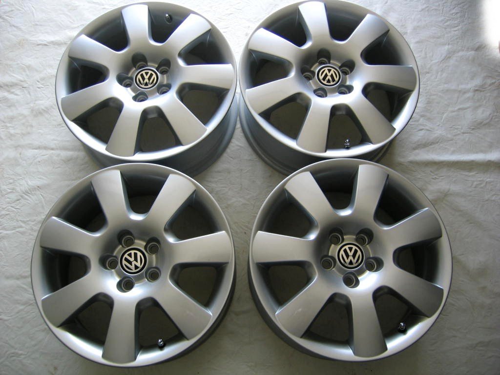 1x Alufelge 16 Zoll 7.0" 5x100 Vw Rim Wheel