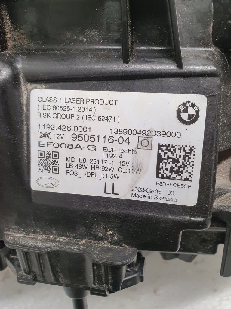 Frontscheinwerfer BMW 4 G22 G82 G23 G26 9505116-04 Laser Rechts Headlight SCH3257720603gr