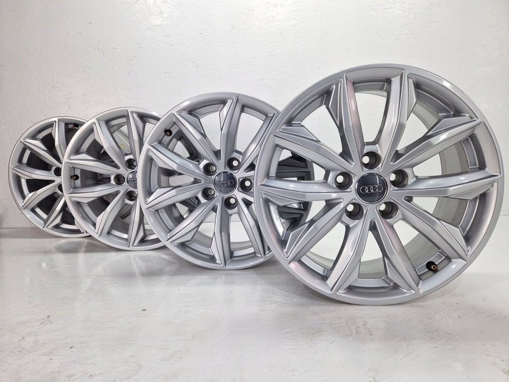 4x Alufelge 17 Zoll 7.0" 5x112 34ET Glanz Silber Audi Rim Wheel FEL1931226246by