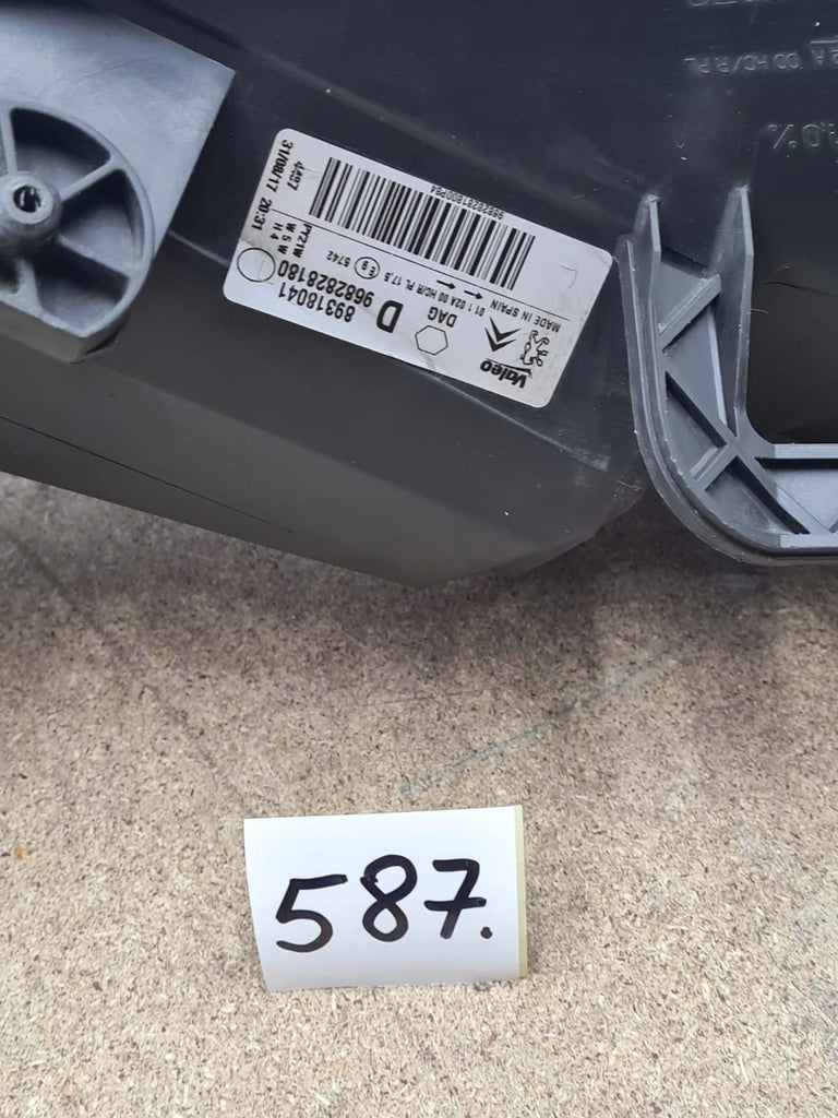 Frontscheinwerfer Citroën Berlingo 9682828380 Rechts Scheinwerfer Headlight