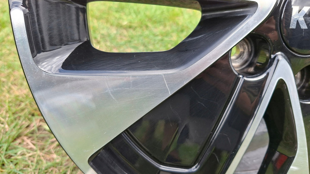 1x Alufelge 16 Zoll 6.5" 5x114.3 50ET Glanz Schwarz 52910-CR100 Kia Ceed FEL3446576845ms