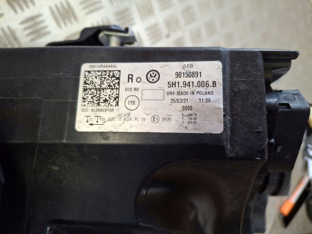 Frontscheinwerfer VW Golf VIII I 5H1941006B Rechts Scheinwerfer Headlight SCH7616175822qz