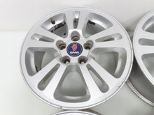 Laden Sie das Bild in den Galerie-Viewer, 4x Alufelge 16 Zoll 6.5" 5x110 41ET Glanz Silber 12804095 Saab I Rim Wheel FEL2578831969yi